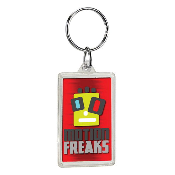 Rectangle Crystal Keytag (KS-0110)