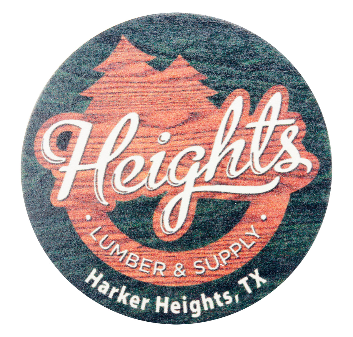 4" Round 40 Point Pulp Board Coaster (KS-0785)