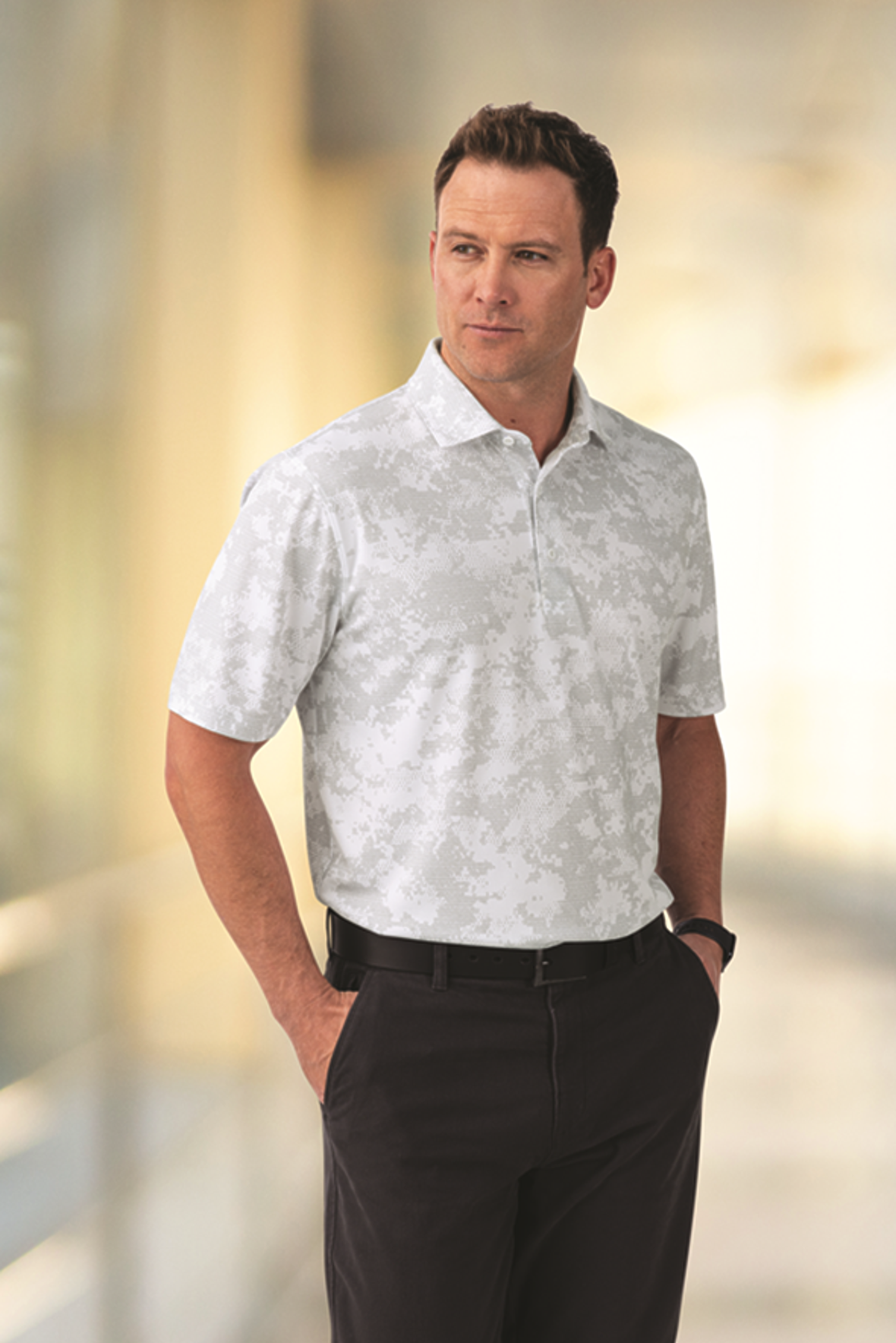 Paragon Monterey Heather Polo (OS-171)