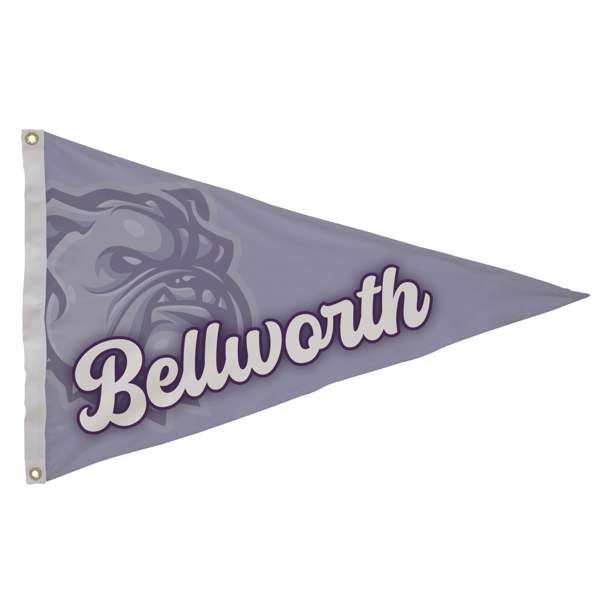 2' x 3' Nylon Pennant Flag Single-Sided (#304603)