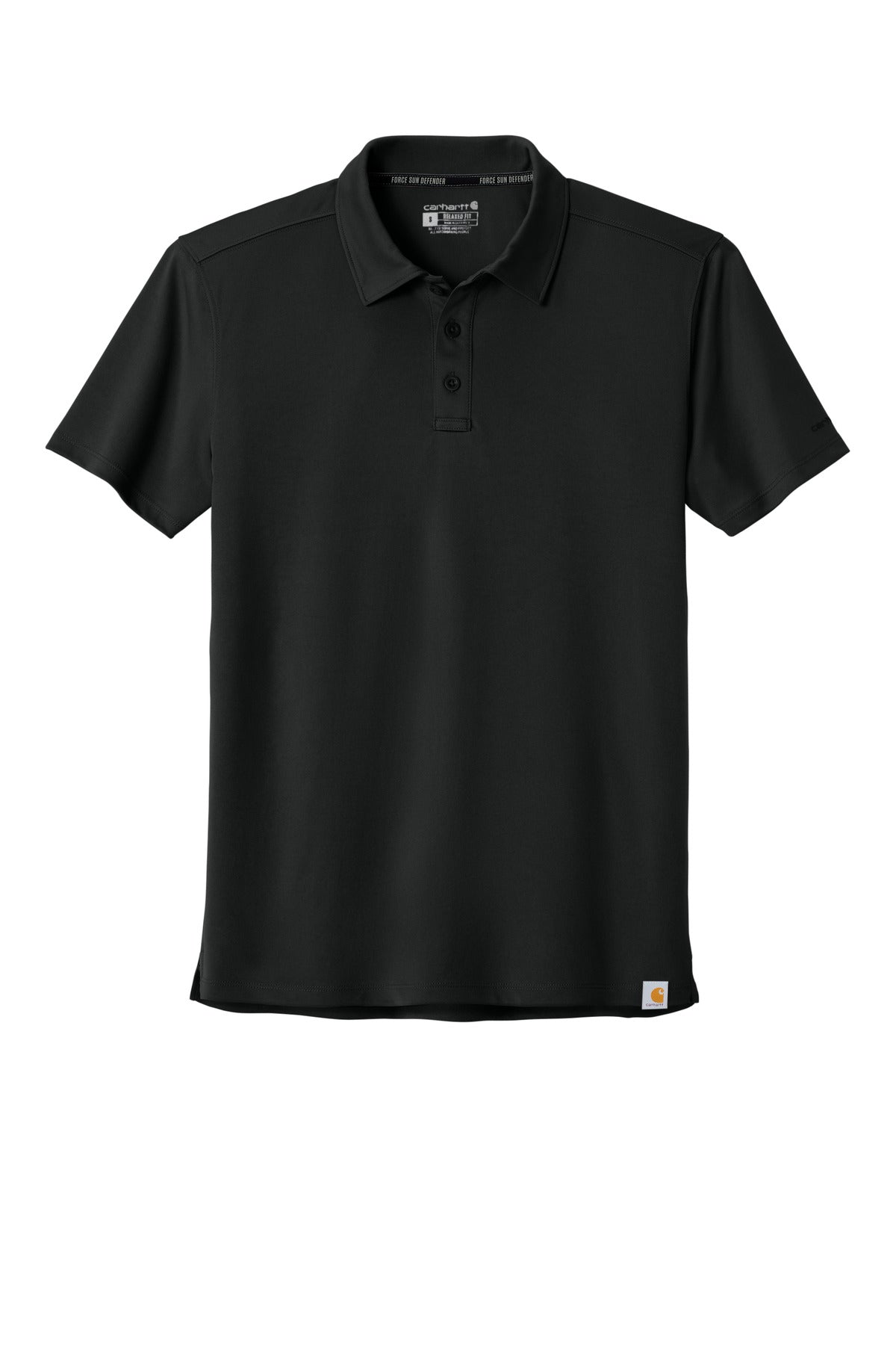 Carhartt Force Sun Defender Polo (SAN-CT106899) - Black