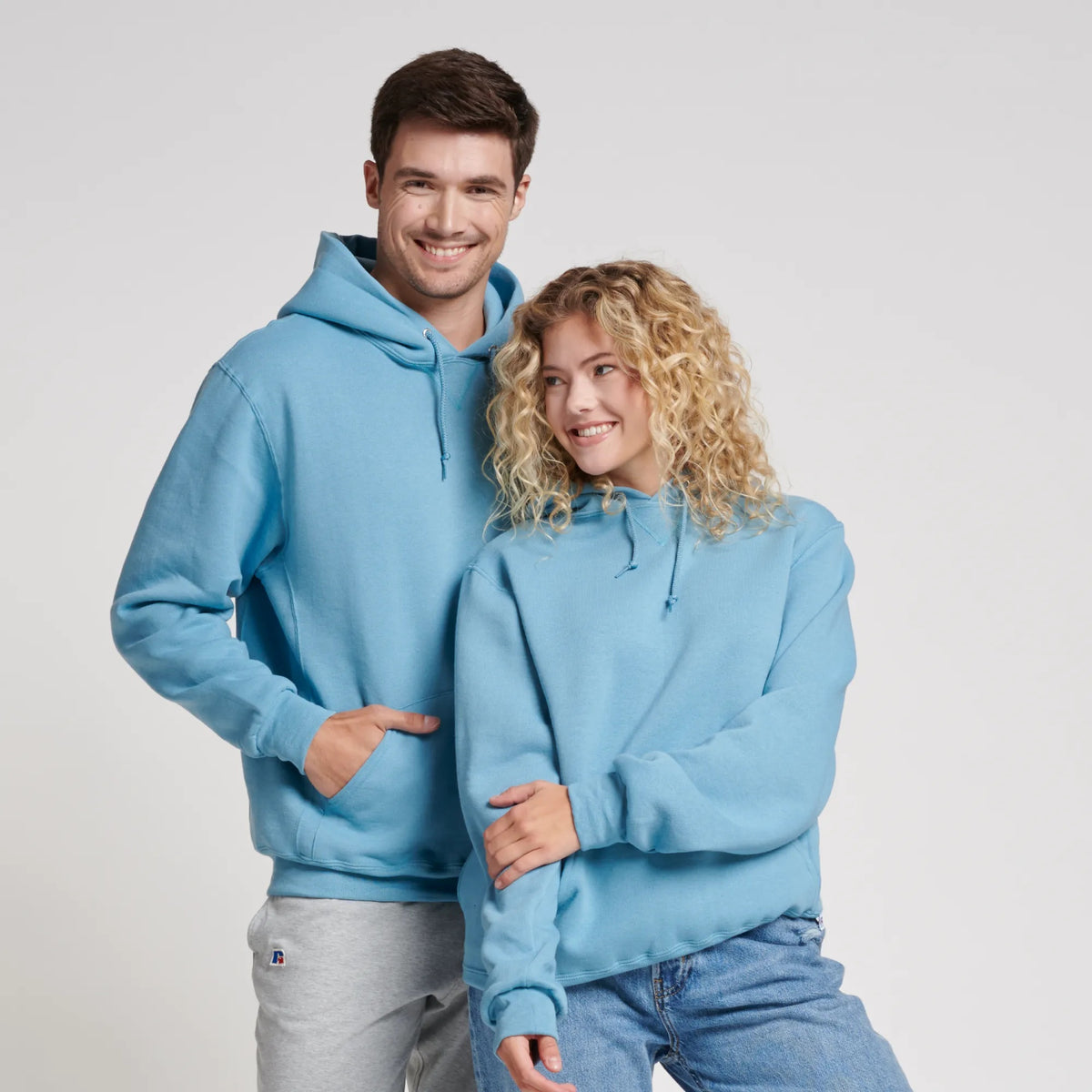 Russell Athletic Dri-Power Hoodie (OS-695HBM) - Arctic Blue