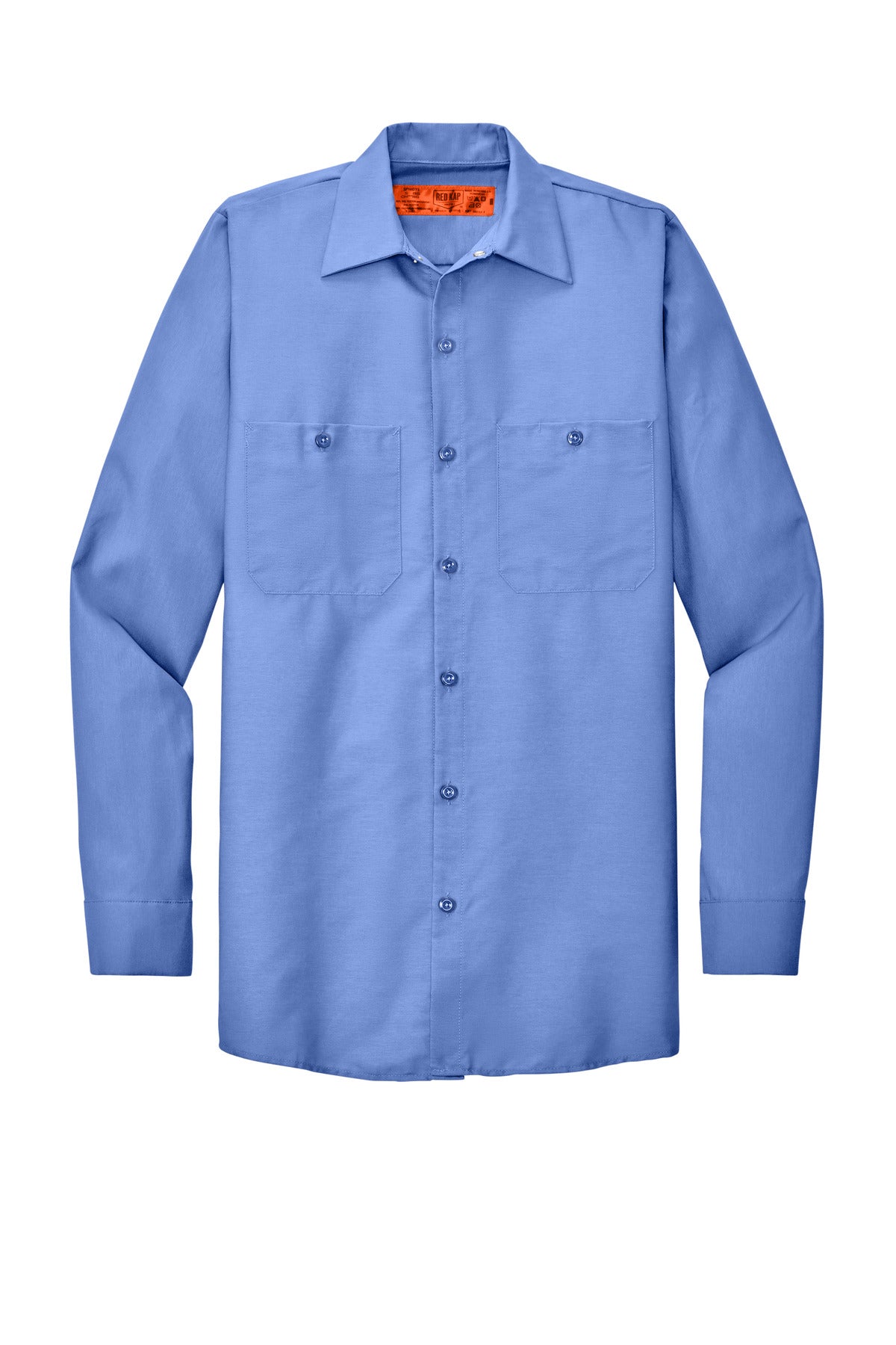 Red Kap Long Sleeve Industrial Work Shirt (SAN-SP14) - Petrol Blue