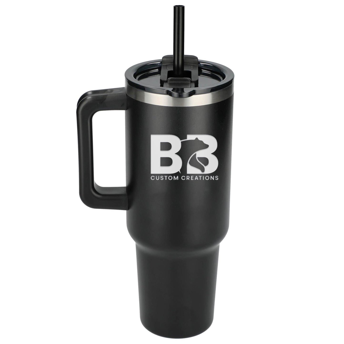 40 oz Vacuum Insulated Tumbler With Straw