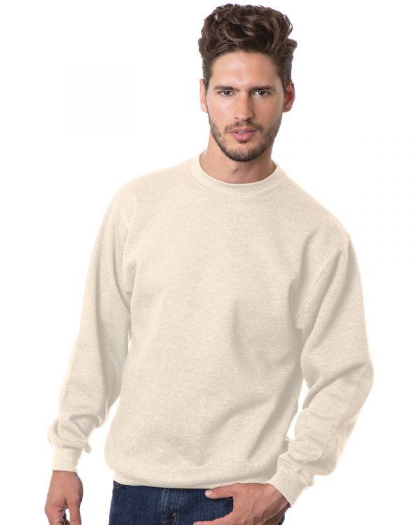 Bayside USA-Made Crewneck (OS-1102) - Cream