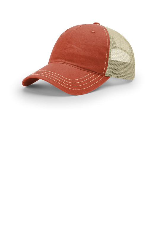 Richardson Garment Washed Trucker (SAN-111) - T Orange/ Khaki