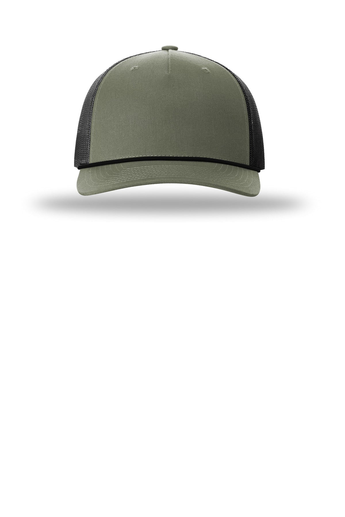 Richardson Five-Panel with Rope (SAN-112FPR) - Loden/ Black/ Black
