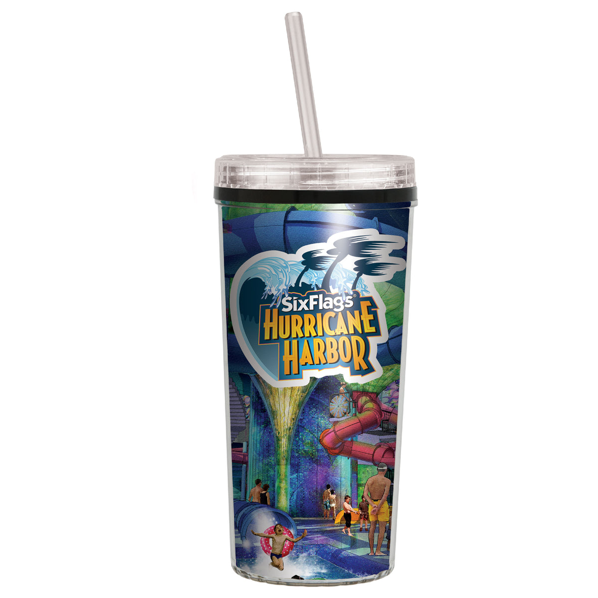 16oz Niagara Insulated Tumbler with Screw on Straw Lid (KS-0348)