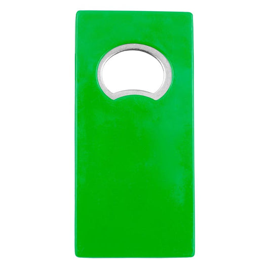 Rectangle Metal Bottle Opener (KS-0501) - Green