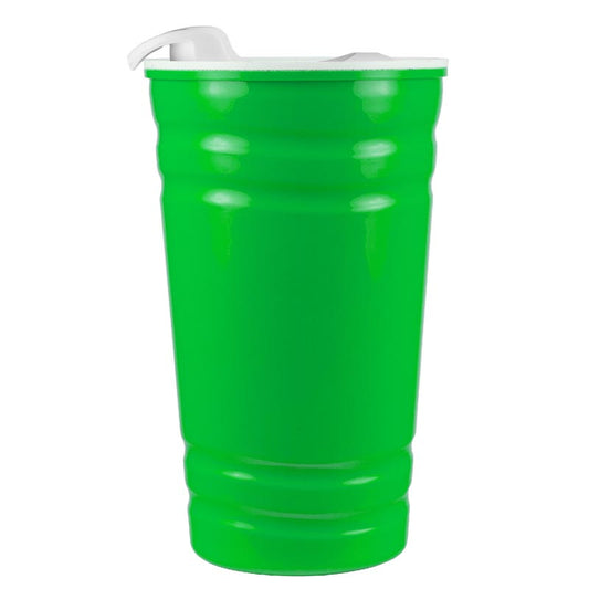 16oz Fiesta Cup with Lid (KS-0467L) - Green