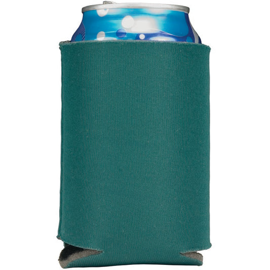 Folding Foam Can Cooler 2 sided imprint (KS-0346S) - Green