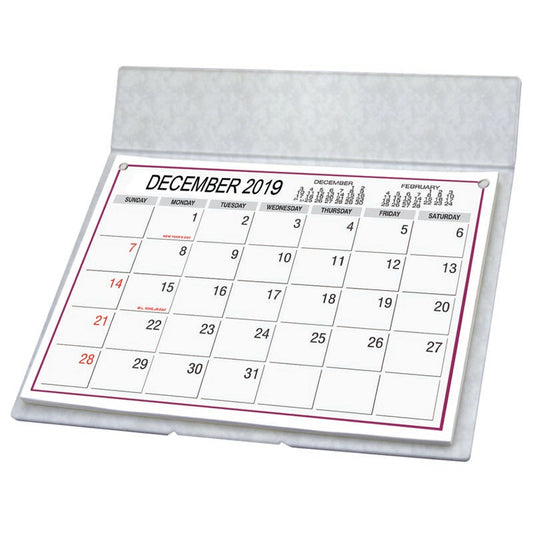 Desk Calendar with Mailing Envelope (KS-0275) - Granite