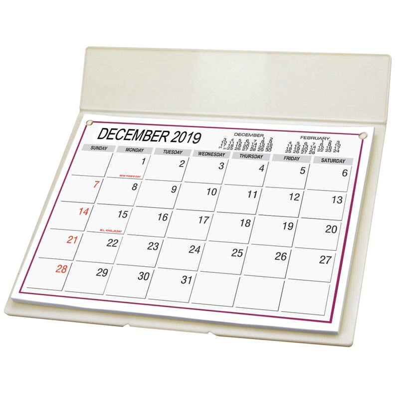 Desk Calendar with Mailing Envelope (KS-0275) - Pwhite