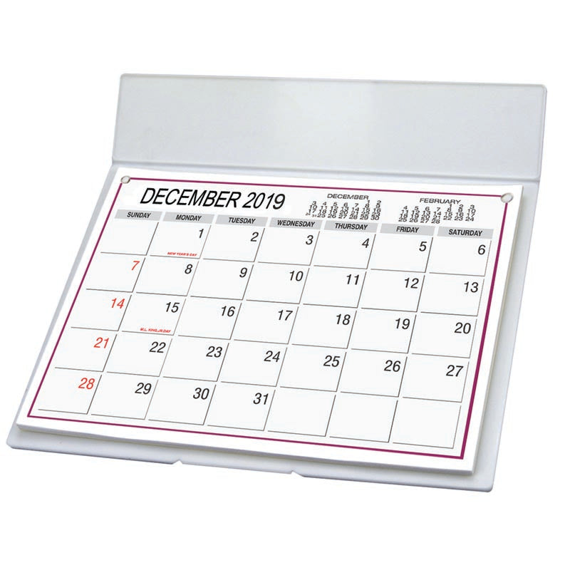 Desk Calendar with Mailing Envelope (KS-0275) - White