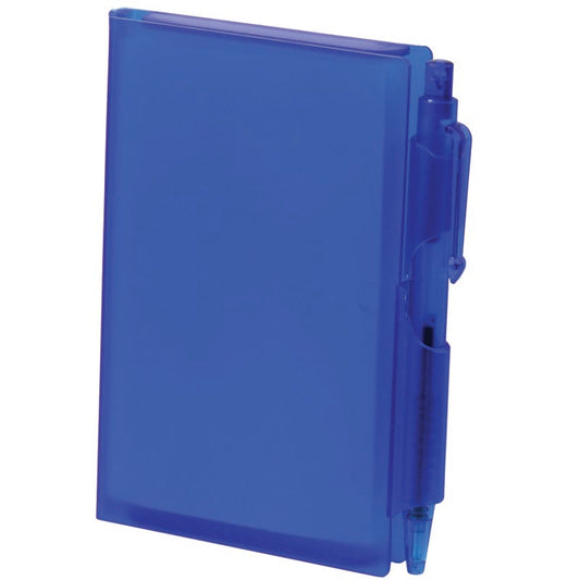 Hard Cover Notepad with Pen (KS-3201) - Tblue