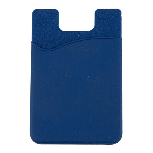 Silicone Cell Phone Sleeve with 3M Adhesive Backing (KS-0701) - Navy