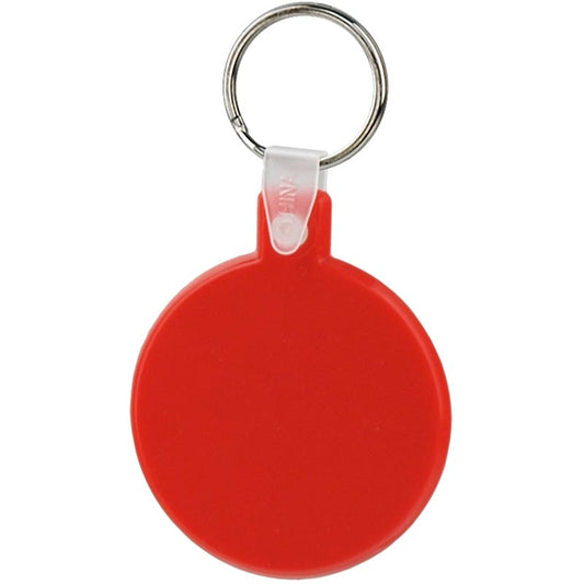 Round Soft Keytag (KS-2116) - Red