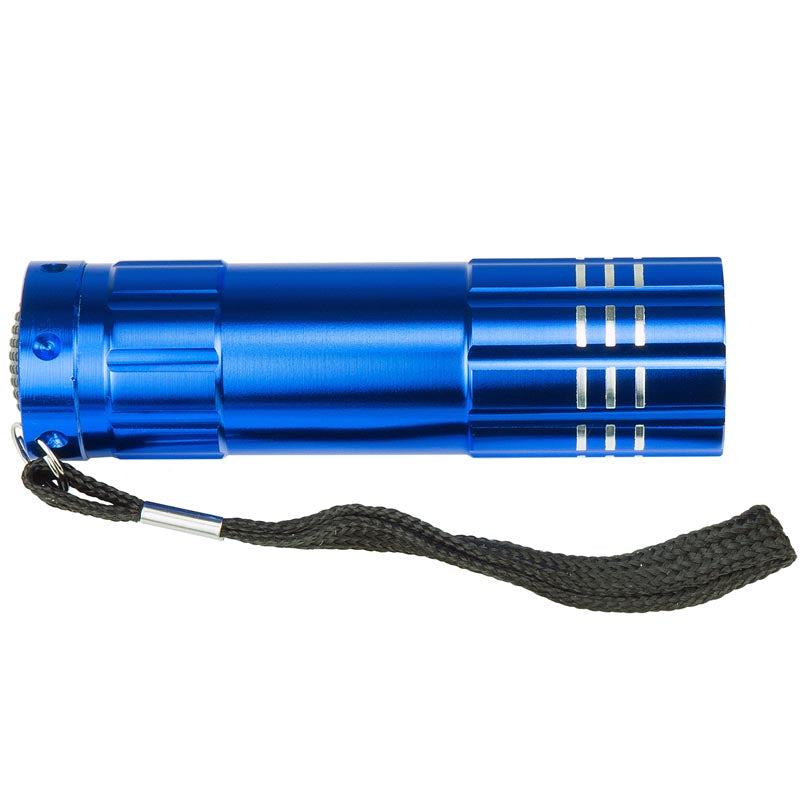 9 Bulb LED Flashlight (KS-0624) - Blue