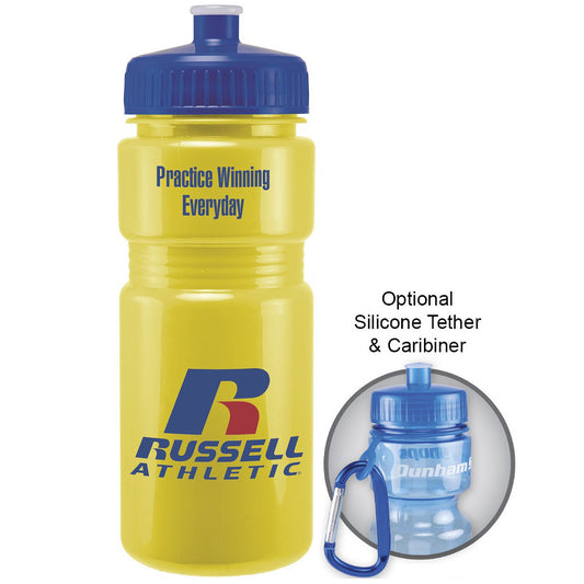 20oz Solid Recreation Bottle with Push Pull Lid (0377)
