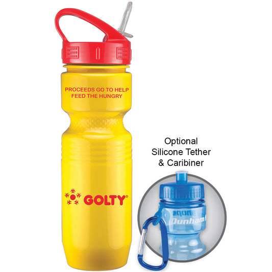 26oz Jogger Bottle with Sport Sip Lid & Straw (0300S)