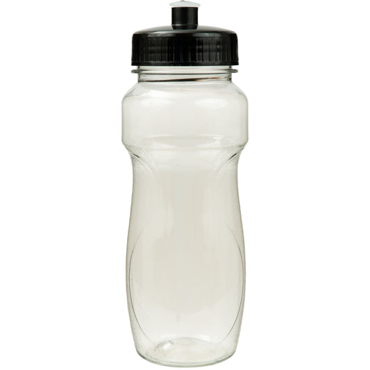 24oz Eclipse Bottle with Push Pull Lid (KS-0230) - Clear Black