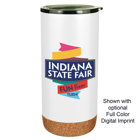 16 oz Estate Double Walled Stainless Tumbler with Cork Bottom (KS-8006)