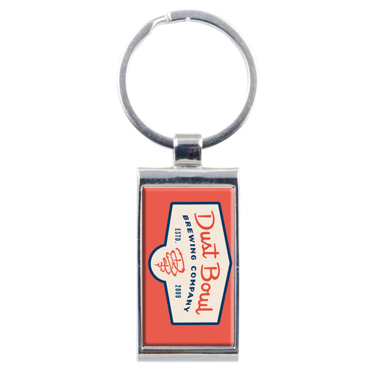 The Wave Die Cast Metal Domed Key Tag (0120)