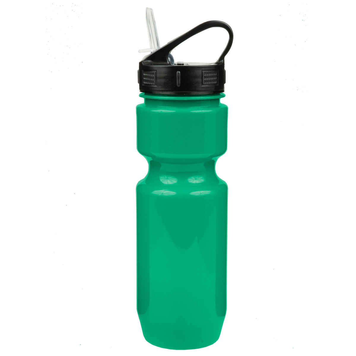 22oz Bike Bottle with Sport Sip Lid & Straw (KS-0390S) - Forest Green