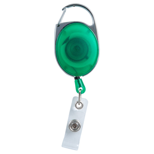 Premium Retractable Badge Holder (KS-BH110) - Tgreen