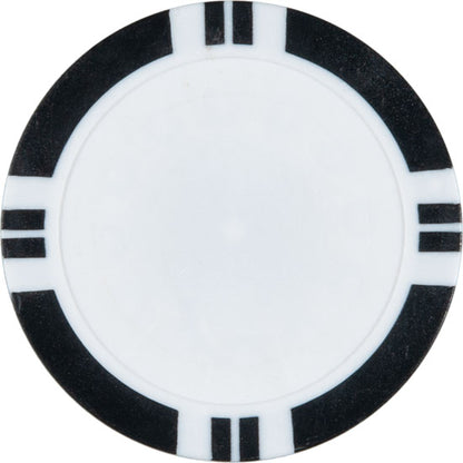 Ball Marker/Poker Chip/Keepsake Token with Four Color Process Dome Print (KS-0631) - Black