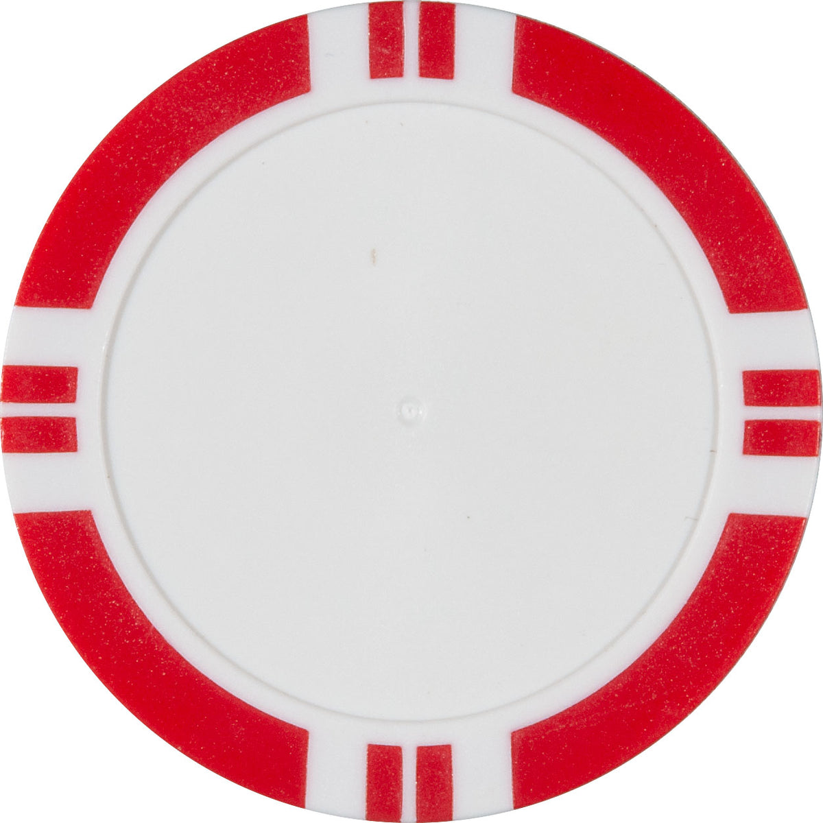 Ball Marker/Poker Chip/Keepsake Token with Four Color Process Dome Print (KS-0631) - Red