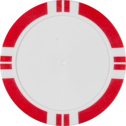 Ball Marker/Poker Chip/Keepsake Token with Four Color Process Dome Print (KS-0631) - Red