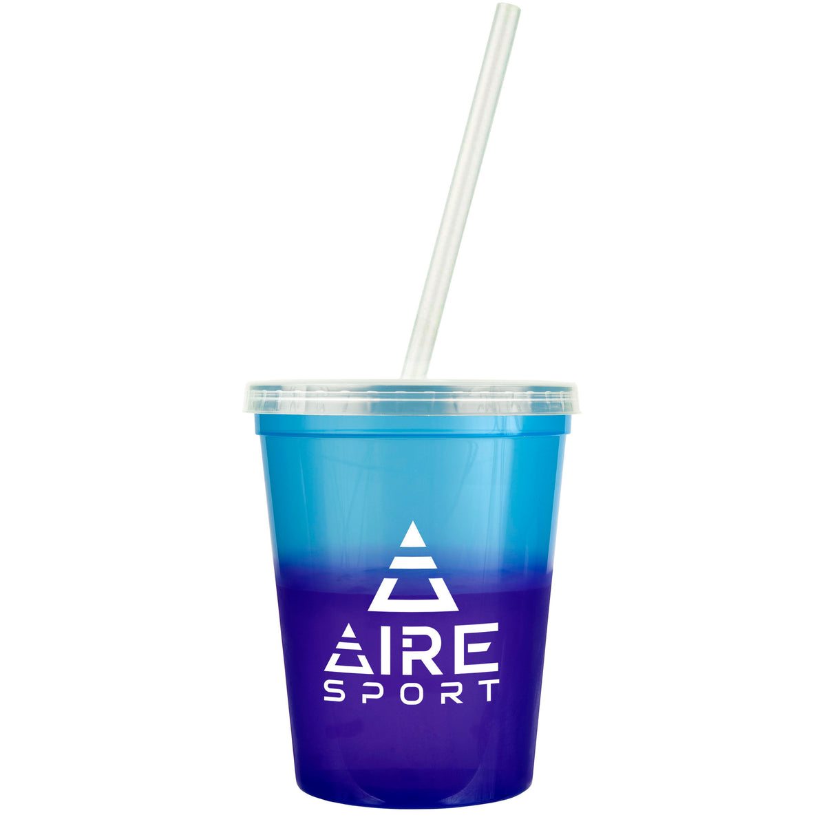 16oz Color Changing Stadium Cups with Lid & Straw (KS-0452L)