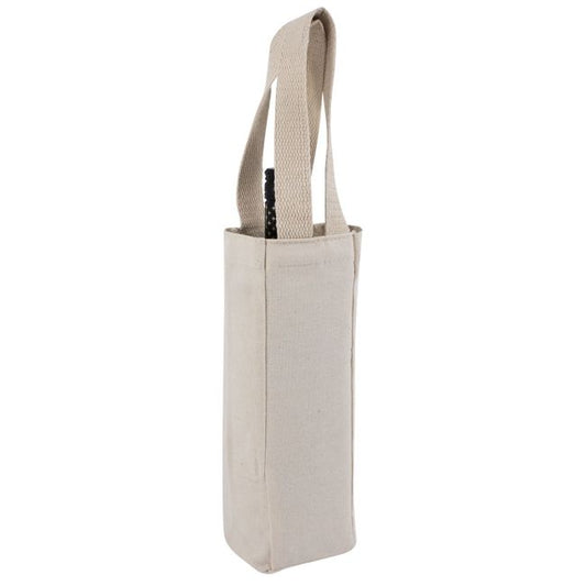 Liberty Bags Single Bottle Wine Tote (OS-1725) - Natural