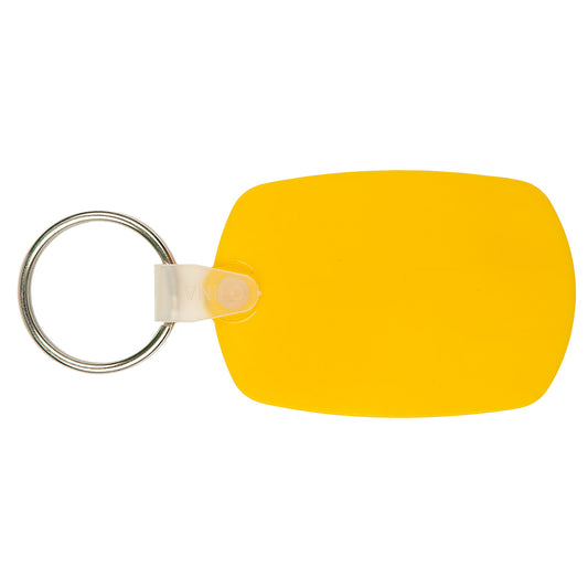 Oval Soft Keytag (KS-2066) - Yellow