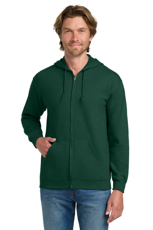 Gildan Heavy Blend Full-Zip Hoodie (SAN-18600) - Forest Green
