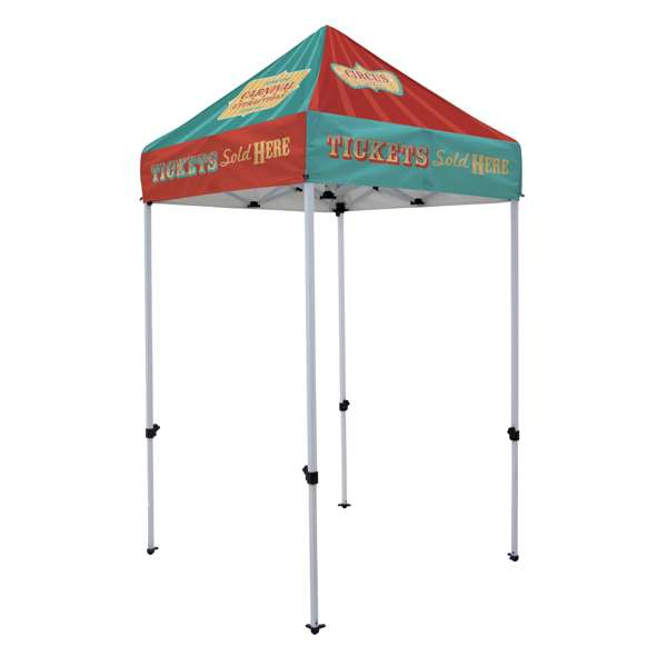 5' Economy Plus Tent Kit (Dye Sub Full-Color Full-Bleed) (SD-241301)