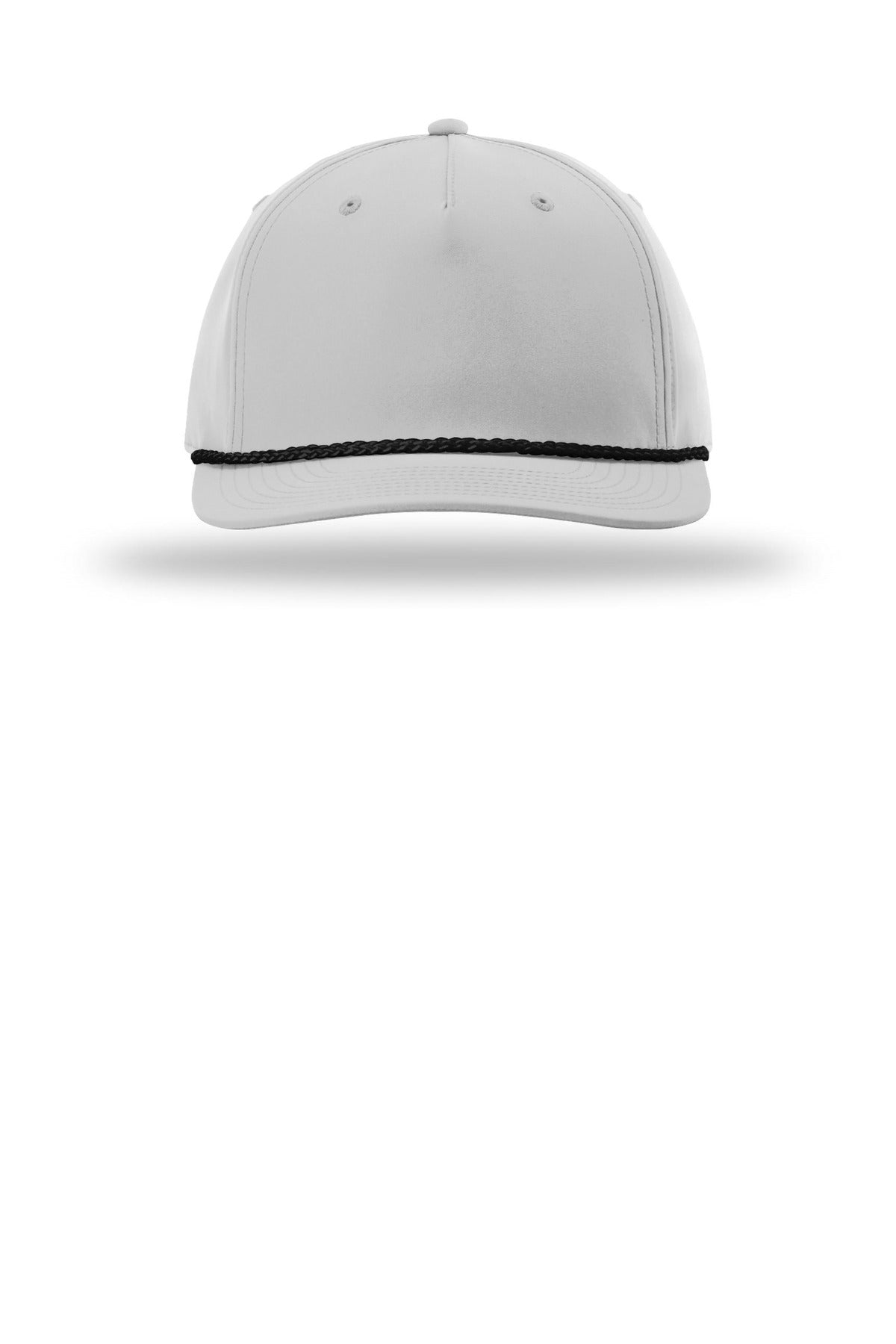Richardson 5-Panel Classic Rope Cap (SAN-258) - Light Grey/ Black