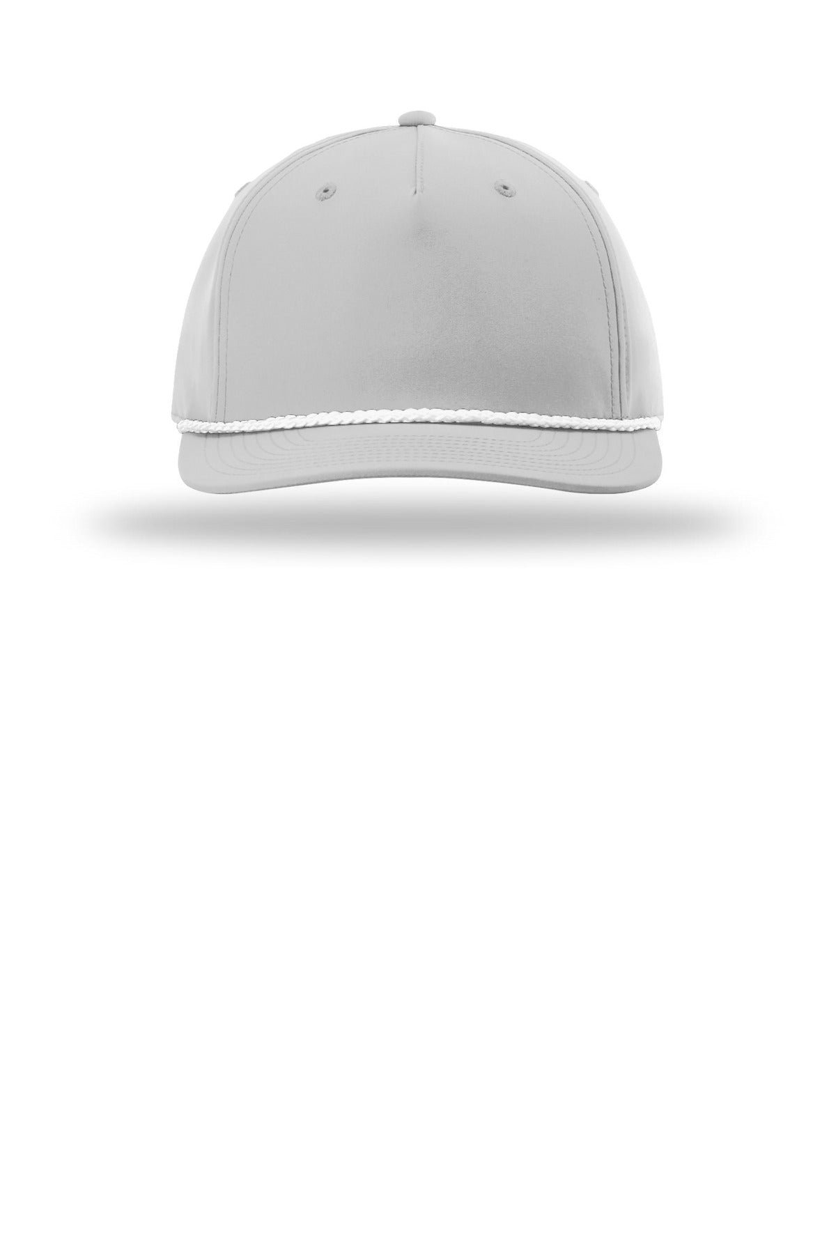 Richardson 5-Panel Classic Rope Cap (SAN-258) - Light Grey/ White