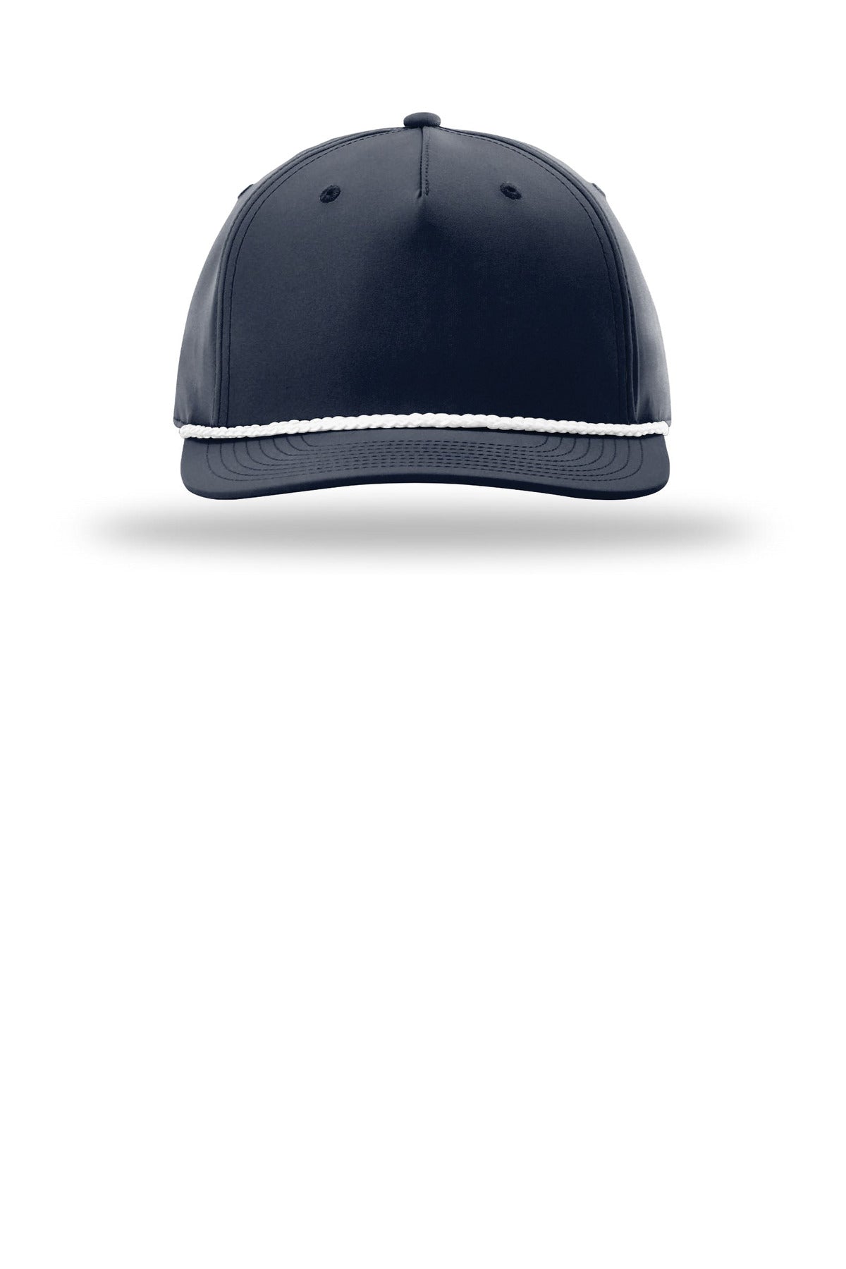 Richardson 5-Panel Classic Rope Cap (SAN-258) - Navy/ White