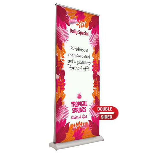 33.5" Deluxe Pro Retractor Double-Banner Kit (Dry-Erase Media) (#262203)