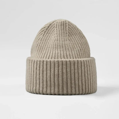 Merino Wool Beanies Double Cuff (FM-1338)