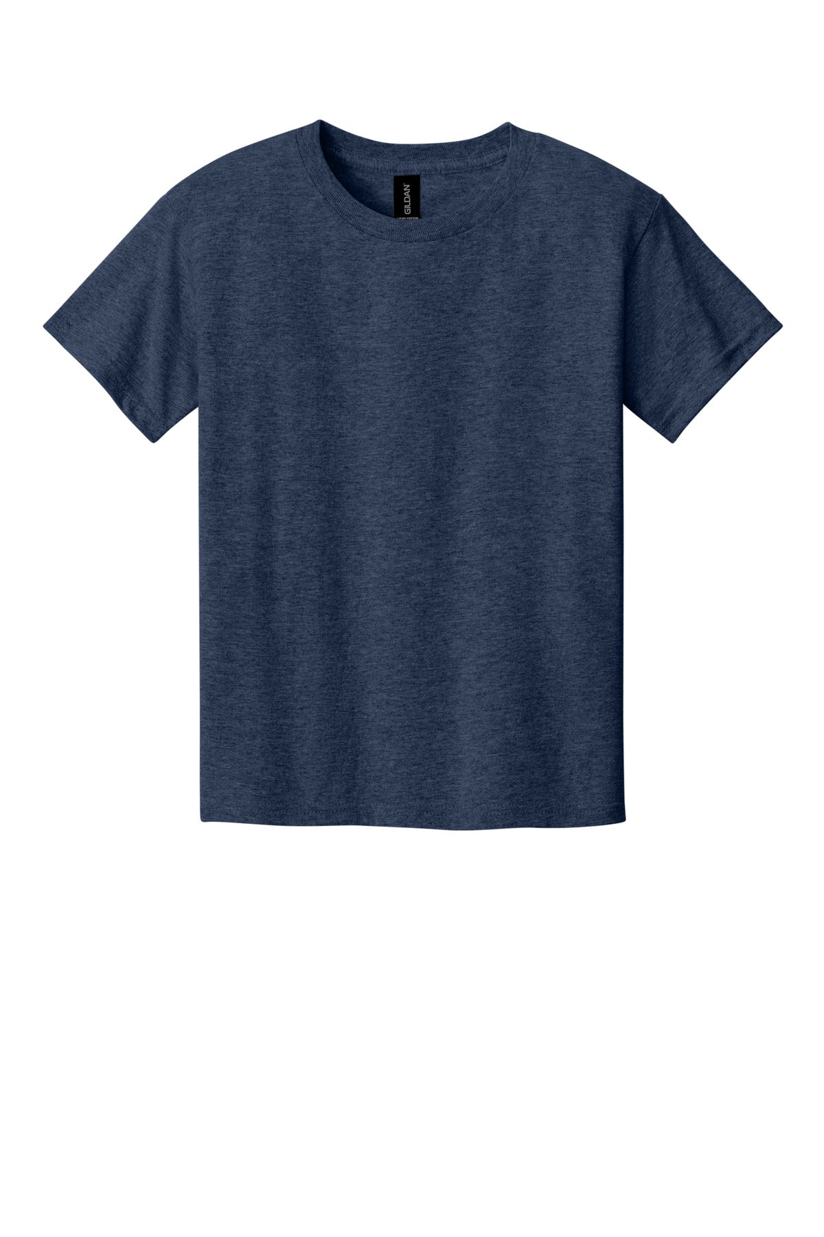 Gildan Youth Light Cotton Tee (SAN-3000B) - Heather Navy