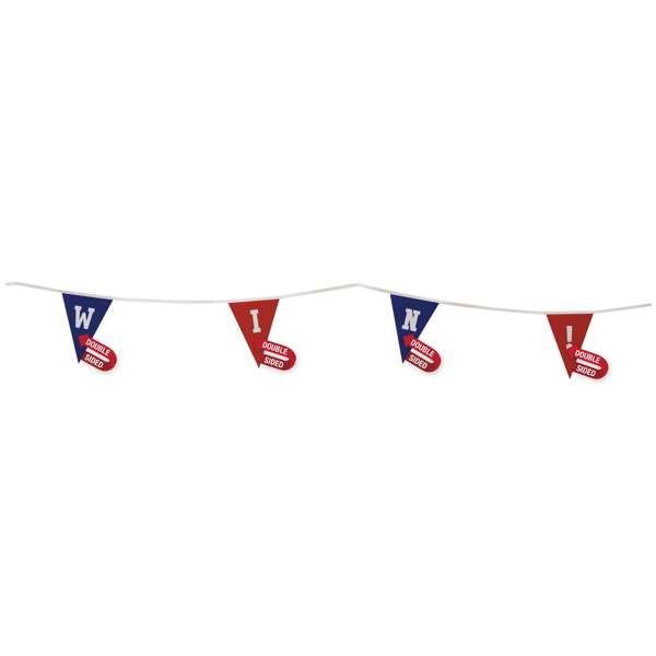 9" x 12" Triangle Pennant String Double-Sided (20') (SD-304772)