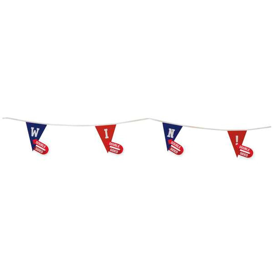 9" x 12" Triangle Pennant String Double-Sided (20') (#304772)