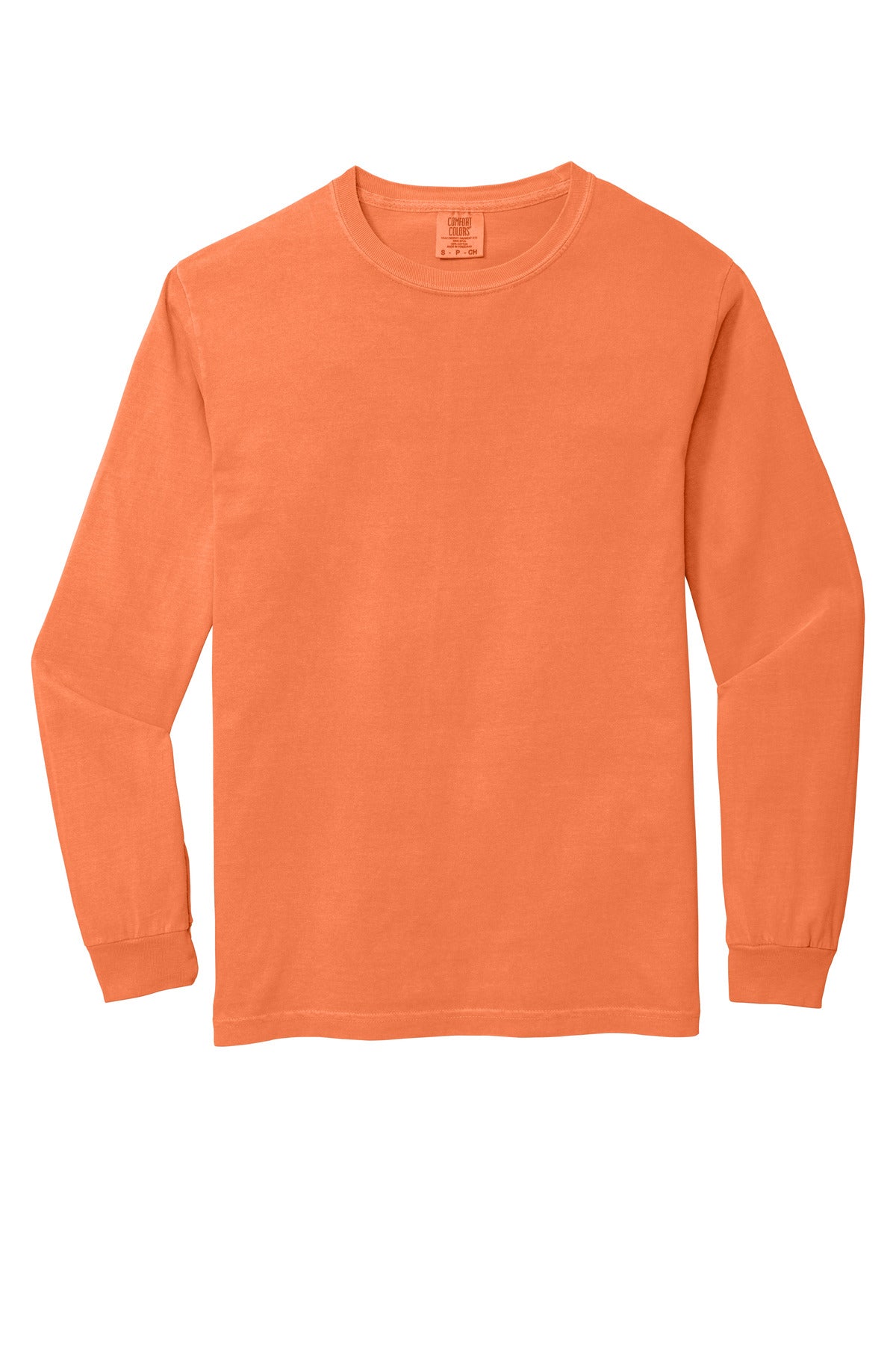 Comfort Colors Heavyweight Ring Spun Long Sleeve Tee (SAN-6014) - Burnt Orange