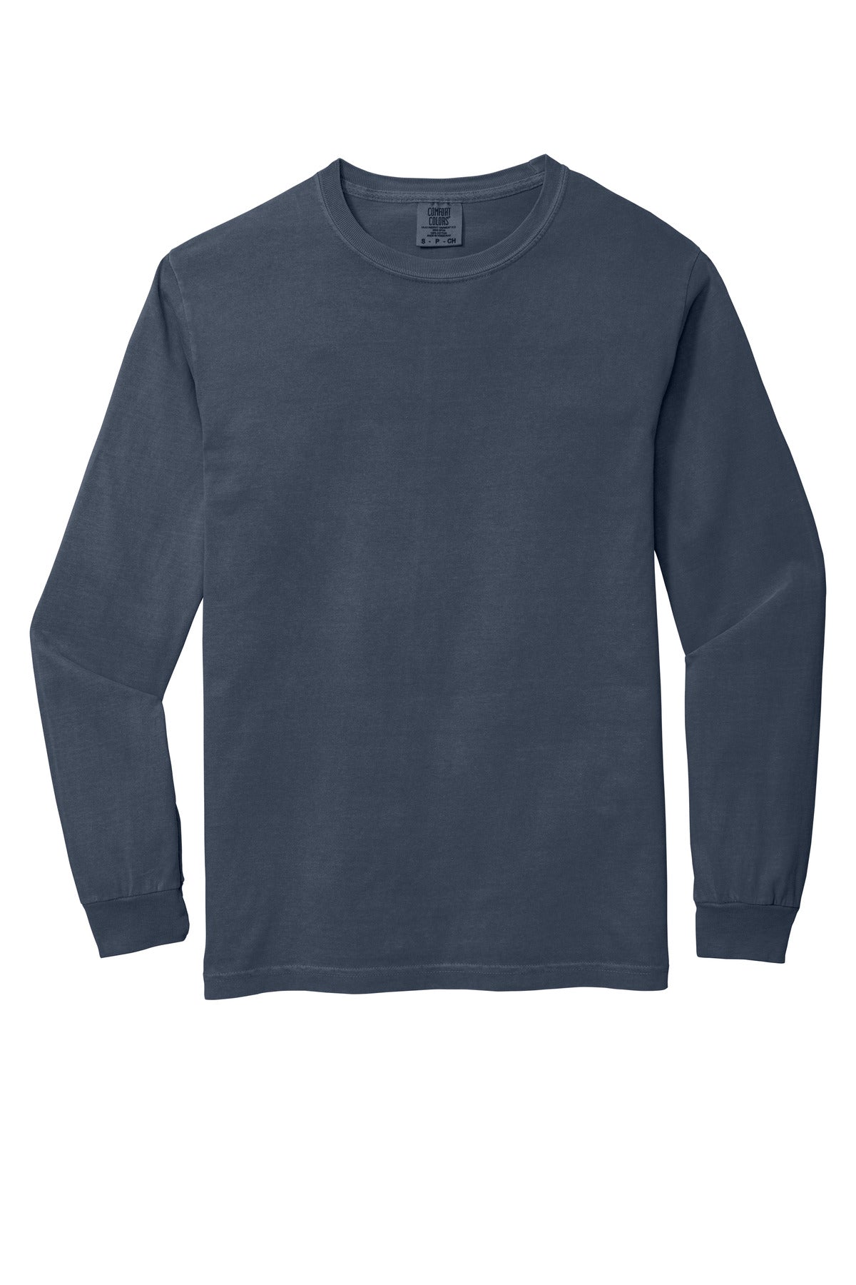 Comfort Colors Heavyweight Ring Spun Long Sleeve Tee (SAN-6014) - Navy