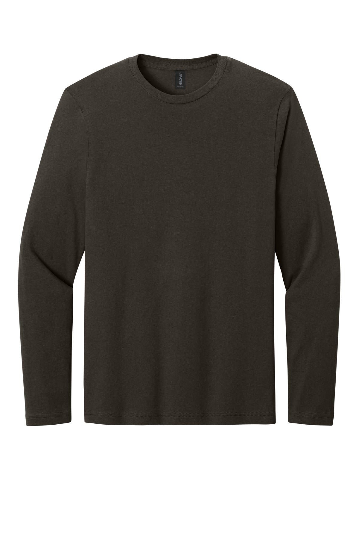 Gildan Softstyle Long Sleeve Tee (SAN-64400) - Dark Chocolate