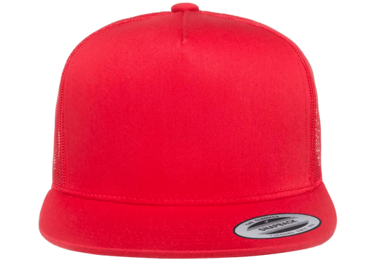 Yupoong 5-Panel Classic Trucker (OS-6006) - Red