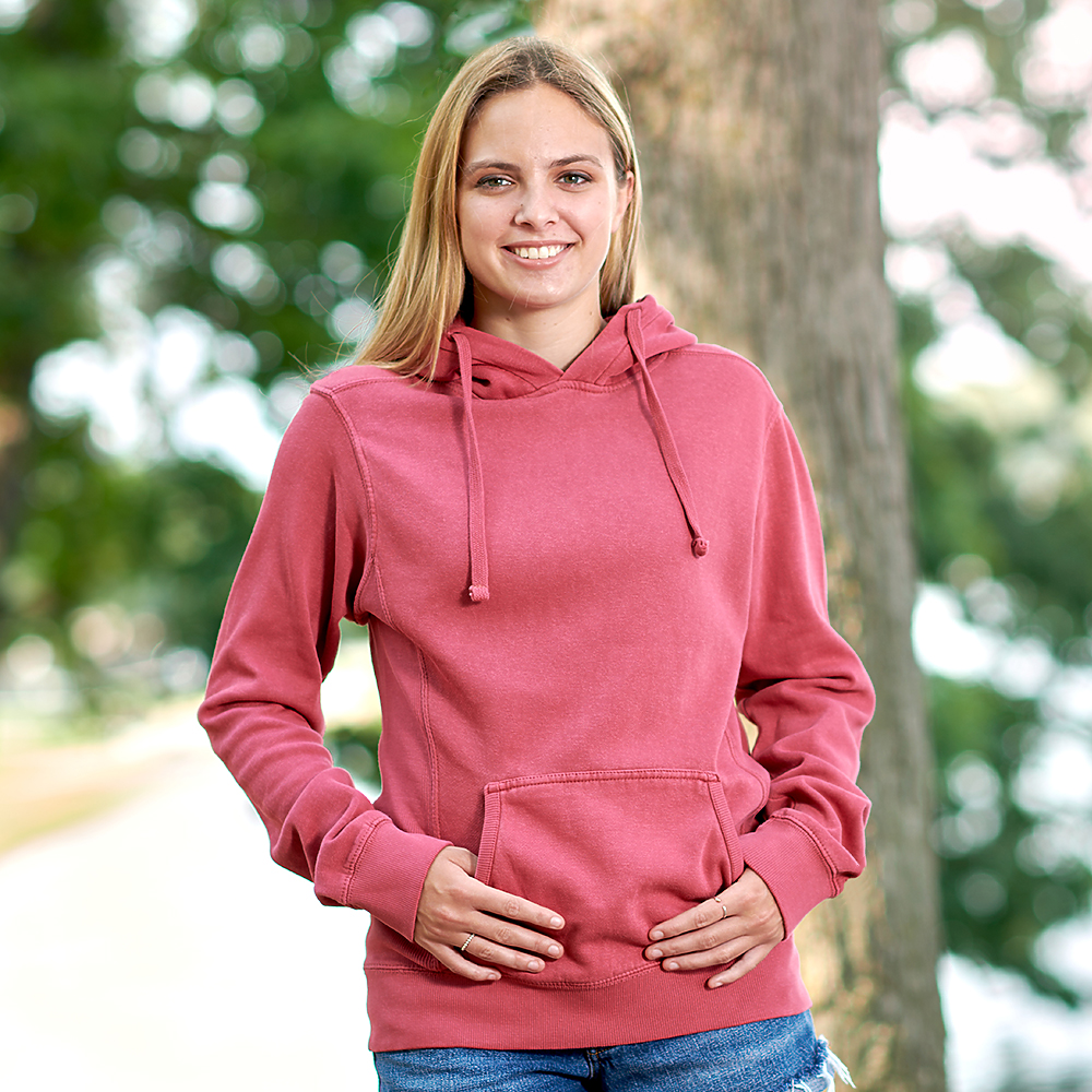 J-America Comfort Dye Fleece Hoodie (OS-8730)